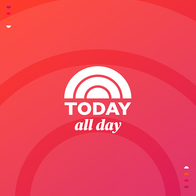 TODAY All Day is a 24-hour STREAMING channel featuring information, entertainment and uplifting stories from TODAY anchors and reporters.