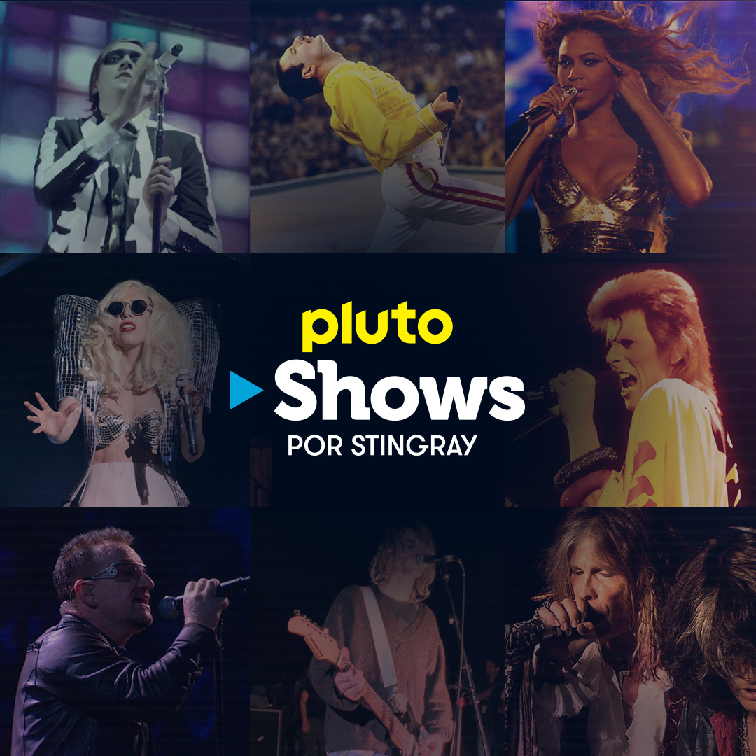 Shows e documentários musicais com as estrelas de hoje e as lendas de sempre como Queen, Bruce Springsteen, Enrique Iglesias, Imagine Dragons, Katy Perry e muito mais. Performances memoráveis exclusivas na sua casa. No canal Pluto TV Shows por Stingray.
