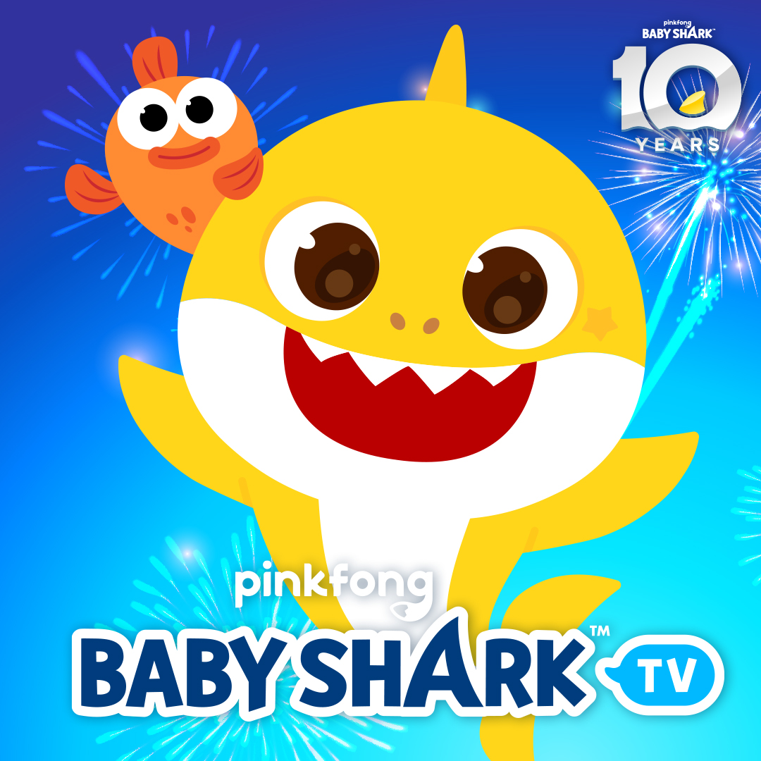 Your child can dance and learn with Baby Shark TV! Tune in for engaging nursery rhymes and lessons on healthy habits, colors, letters, and more!