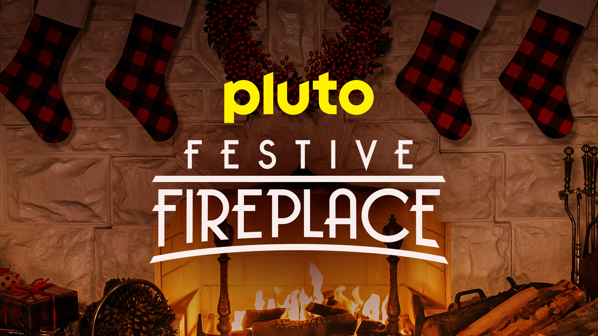Festive Fireplace Watch Live TV Pluto TV
