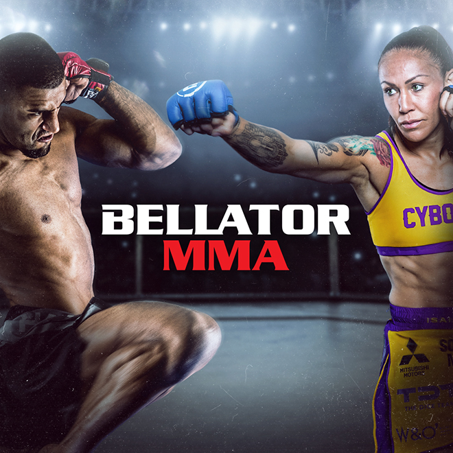 Bellator MMA er hjemmet til den mest spennende MMA-fightene med topp utøvere fra hele verden. Gjenopplev alle de beste begivenhetene, mesterskapskampene, knockouts og tap out fra innsiden av Bellator MMA-buret.