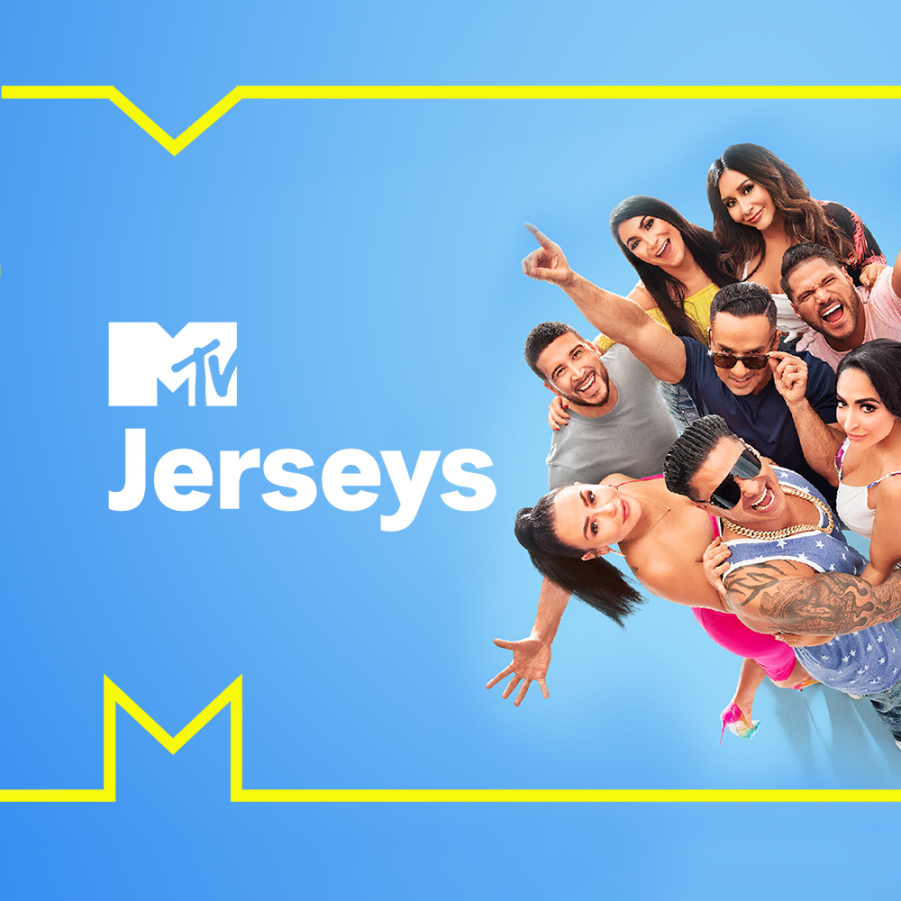 Los protagonistas de Jersey Shore ahora tienen su propio canal. Diviértete con todas sus locuras en "Snooki & Jwoww", "Amor a dos bandas" y por supuesto "Jersey Shore"