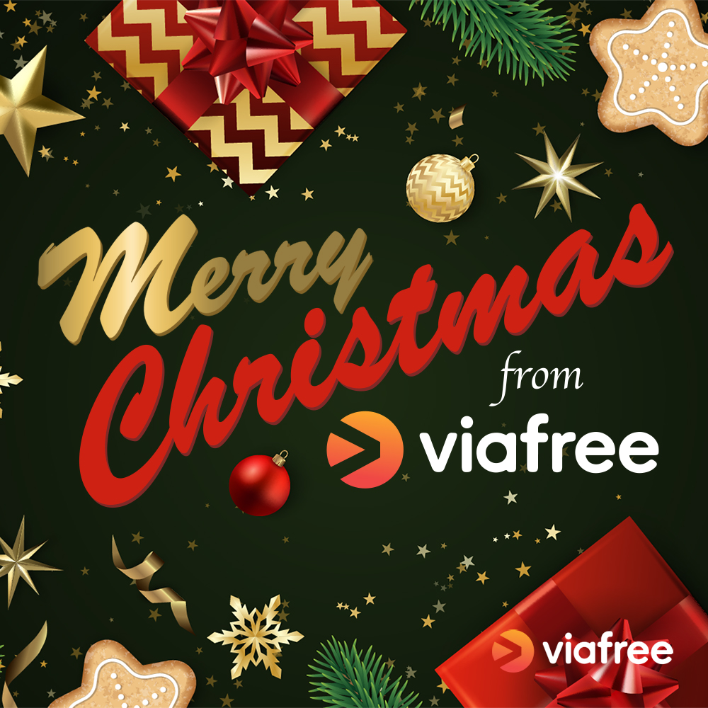 God jul fra Viafree og Pluto TV! Feir sesongen med et stort utvalg av julefilmer, hent teppe, varm sjokolade også er julekosen igang.