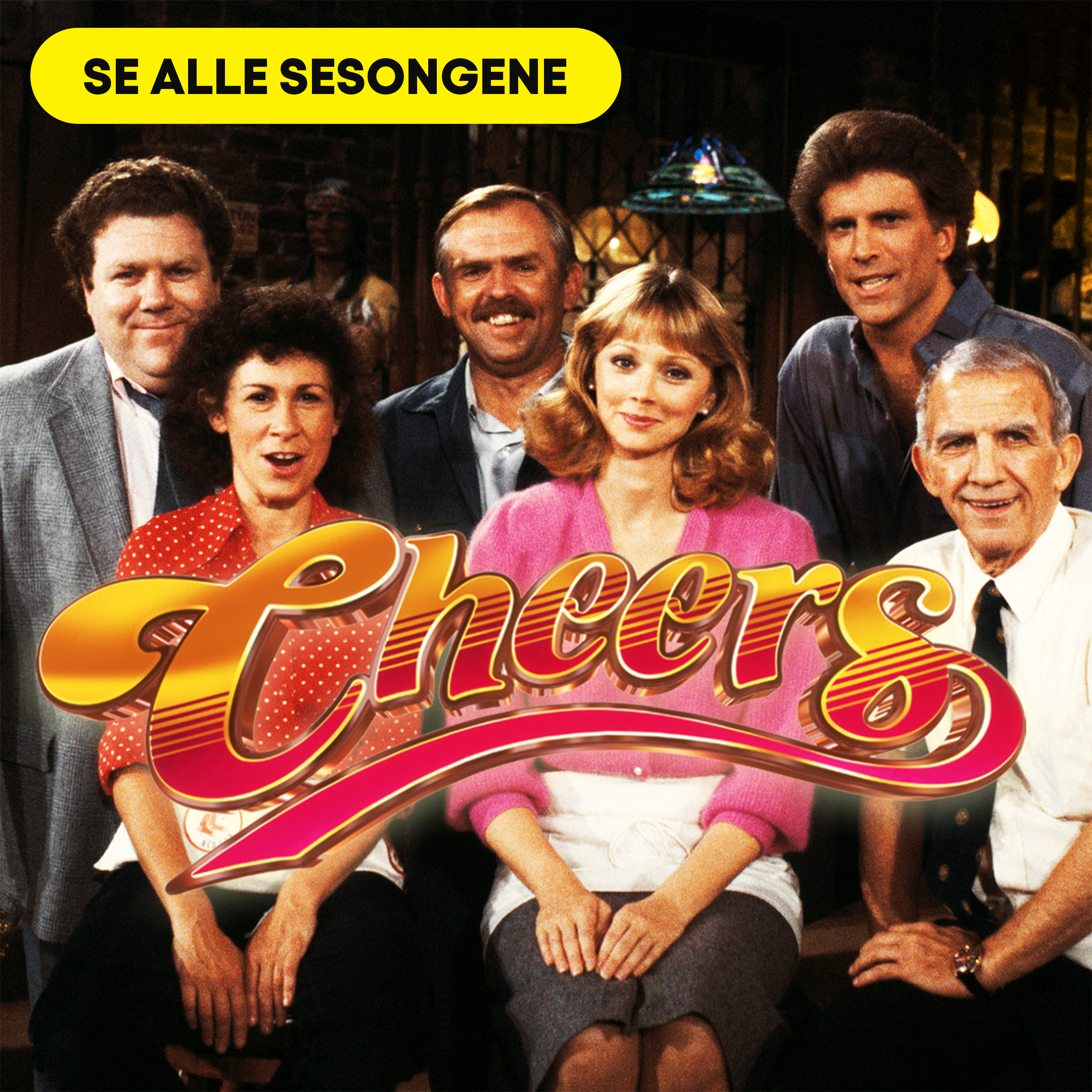 Bli med oss for en drink hos "Cheers" og følg bareieren Sam Malone, da han må håndtere problemene til ansatte og gjester. 80-tallets kultserie - 24/7 på Pluto TV.