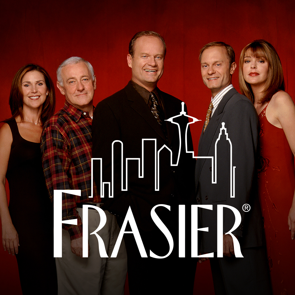 Følg den veltalende og opblæste radiovært dr. Frasier Crane, hans spydige radioproducer Roz, hans konkurrencemindede bror Niles, deres skæve far Martin og hans finurlige sygeplejerske Daphne.