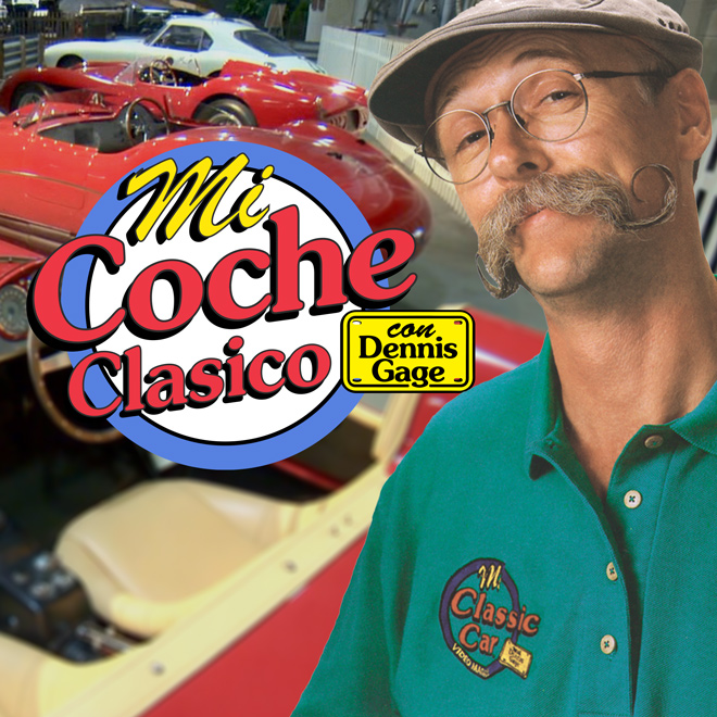 Bienvenido al apasionante mundo de los autos clásicos. Descubre la historia, la belleza y la emoción de estos legendarios vehículos a través de exposiciones, restauraciones y viajes. Todo de la mano de Dennis Gage y su particular bigote.