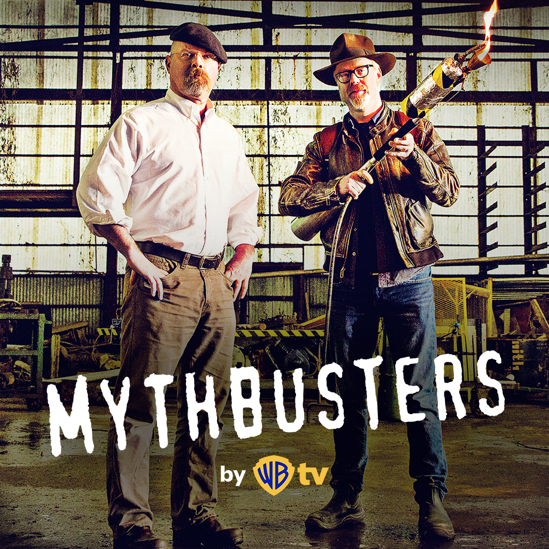 Two Hollywood special effects experts put urban legends to the test with wild experiments, death-defying stunts and more.