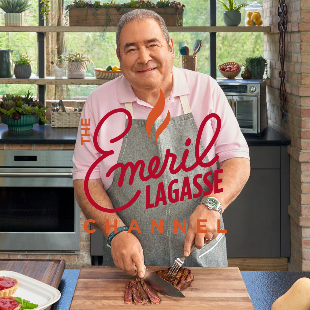 Emeril Lagasse, American celebrity chef, restaurateur, cookbook author and James Beard Award winner, shows his mastery of cuisine and his self-developed “New Orleans” style.