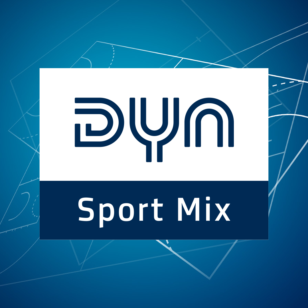 Dyn Sport Mix zeigt Livesport und Hintergrundformate aus Handball, Basketball, Volleyball, Tischtennis und Hockey. Fans erwarten ausgewählte Spiele, Highlights, Re-Lives und Talks wie „Kretzsche & Schmiso“ mit Analyse des aktuellen Handball-Geschehens.