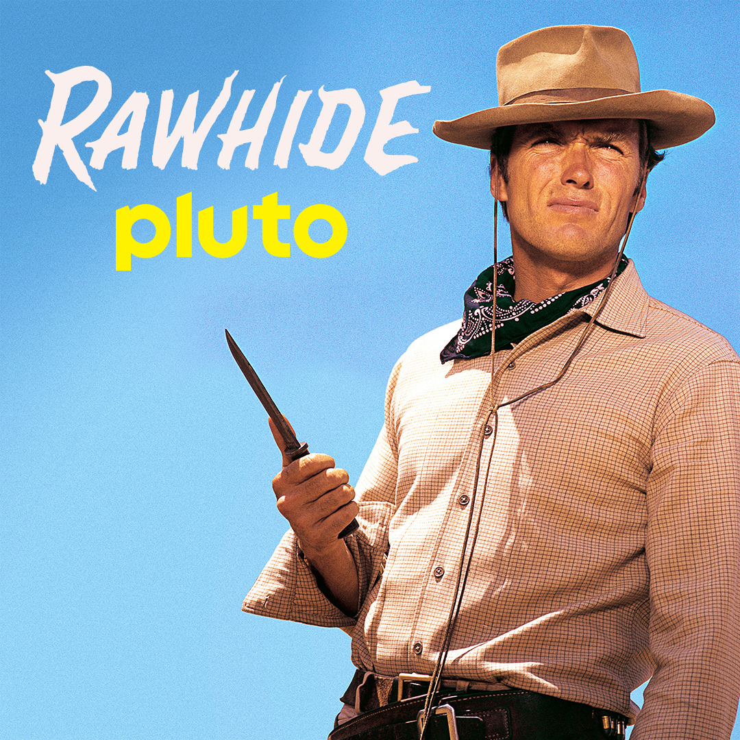 Move ‘em out, head ‘em up! Clint Eastwood ble stjerne i denne westernserien og nå kan du se den i sin helhet på Pluto. Serien vises uten norske undertekster.