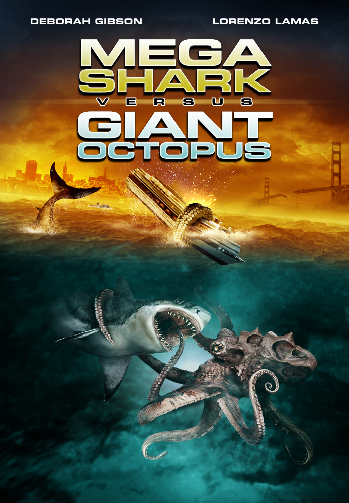 El mega tiburón contra el pulpo gigante