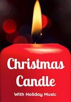 Christmas Candle and Holiday Music