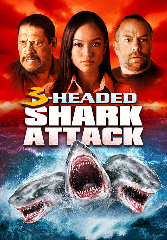 pochette du film 3-Headed Shark Attack