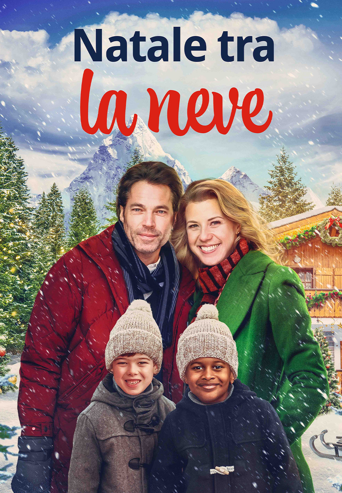 Immagine di Natale tra la neve