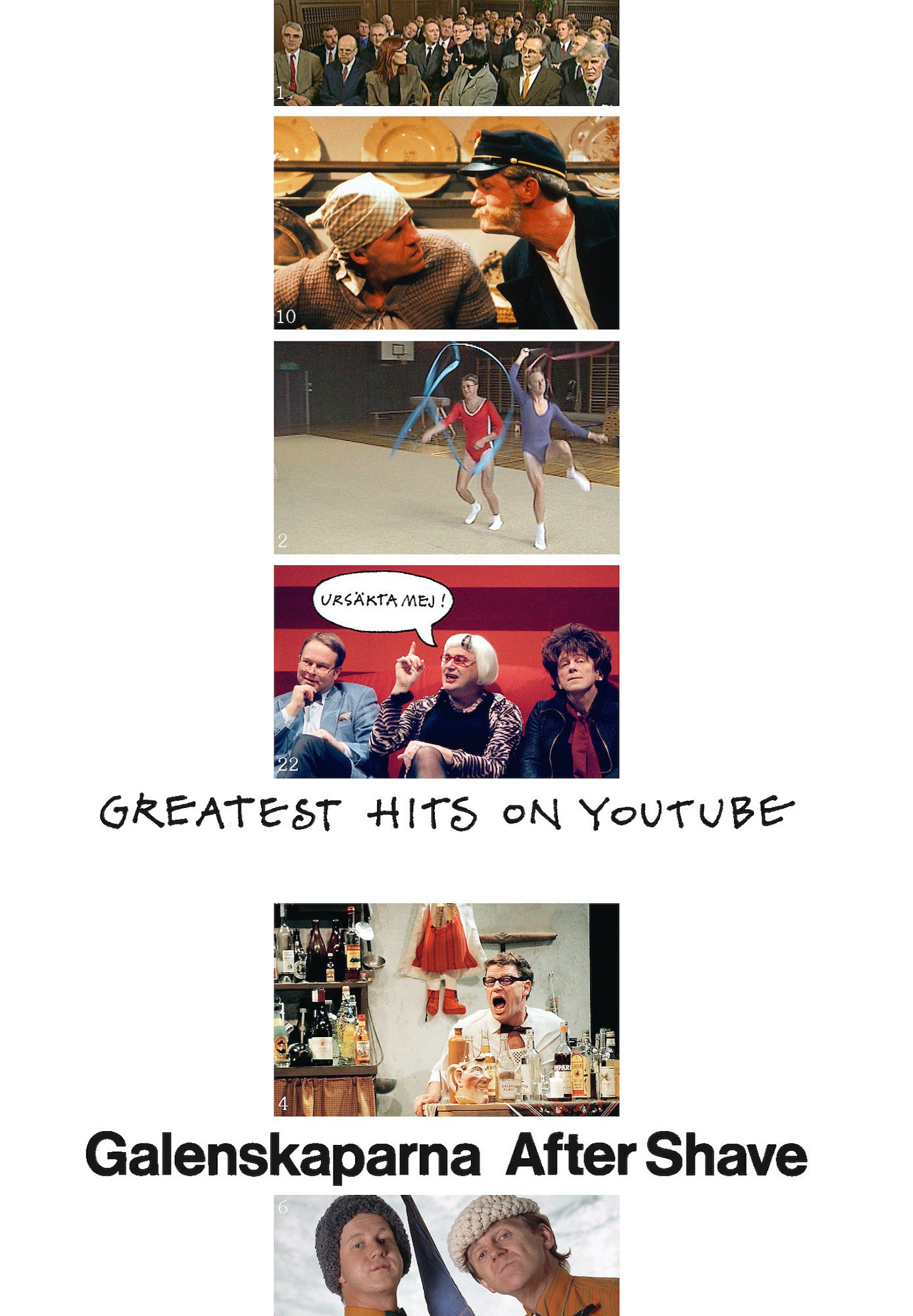 Galenskaparna och After Shave - Greatest hits on Youtube