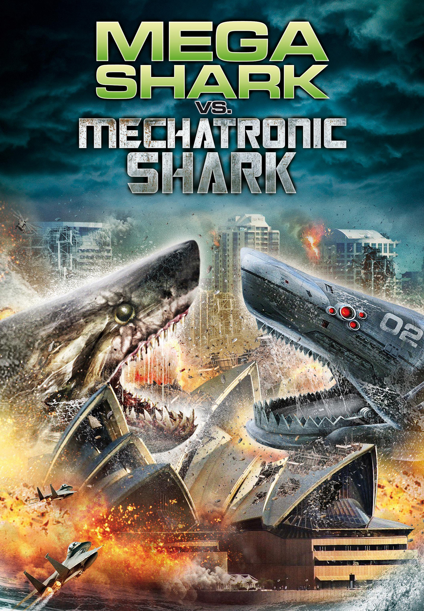 pochette du film Mega Shark vs. Mechatronic Shark