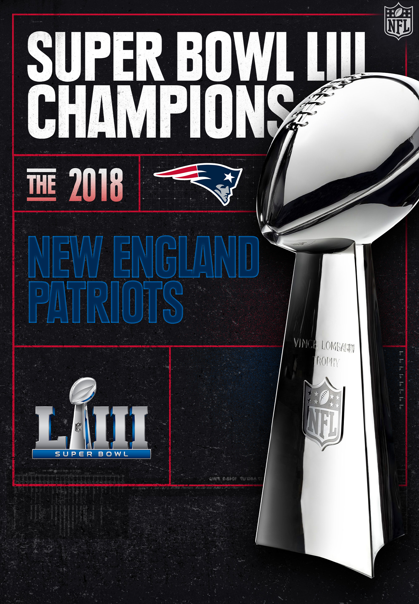 Super Bowl Champions - 2018 New England Patriots
