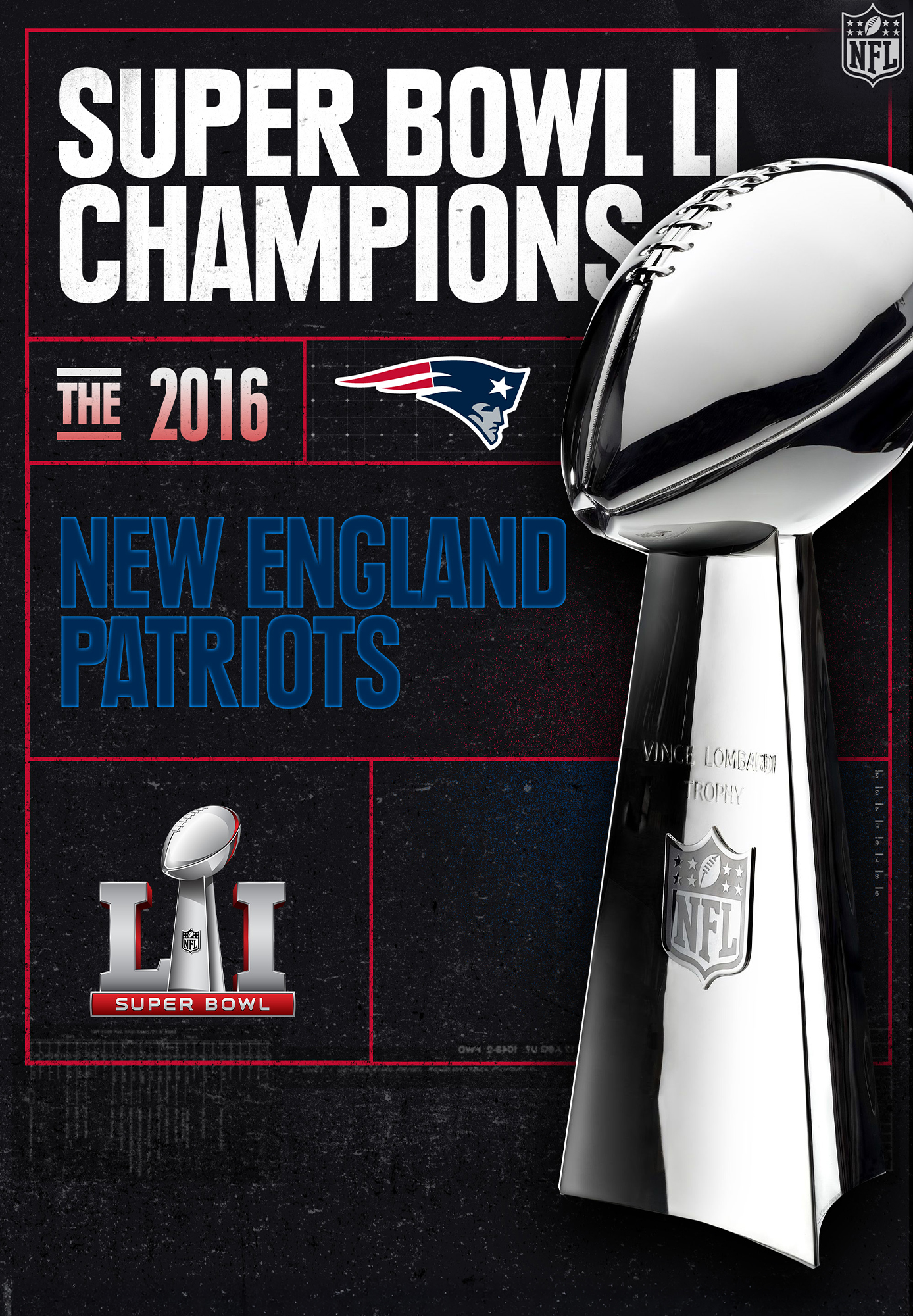 Super Bowl Champions - 2016 New England Patriots