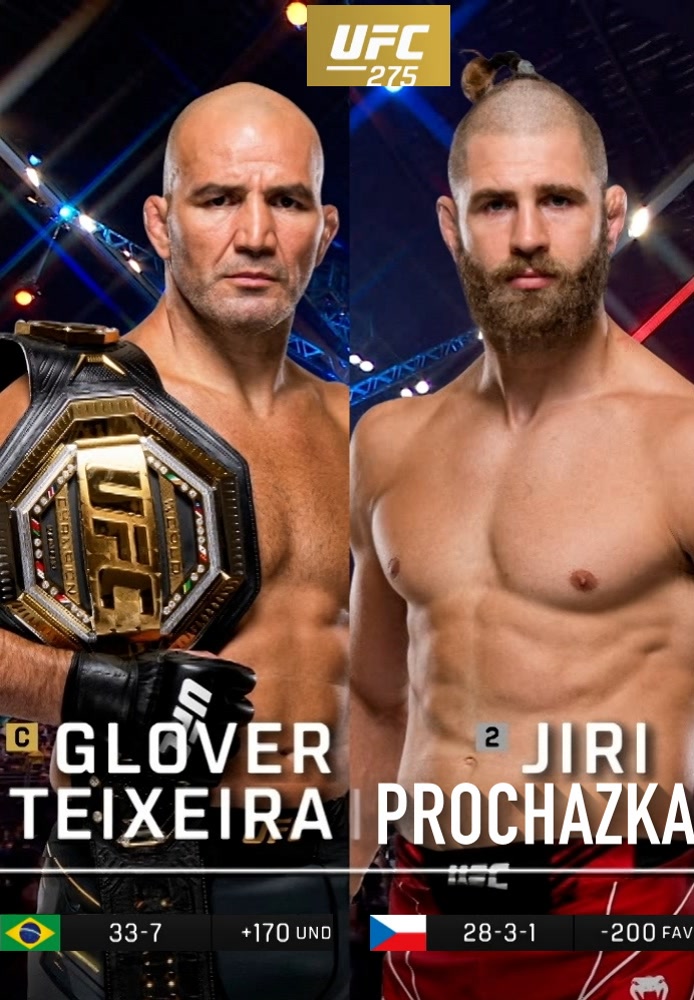 275: Glover Teixeira vs. Jiri Prochazka: Main Card