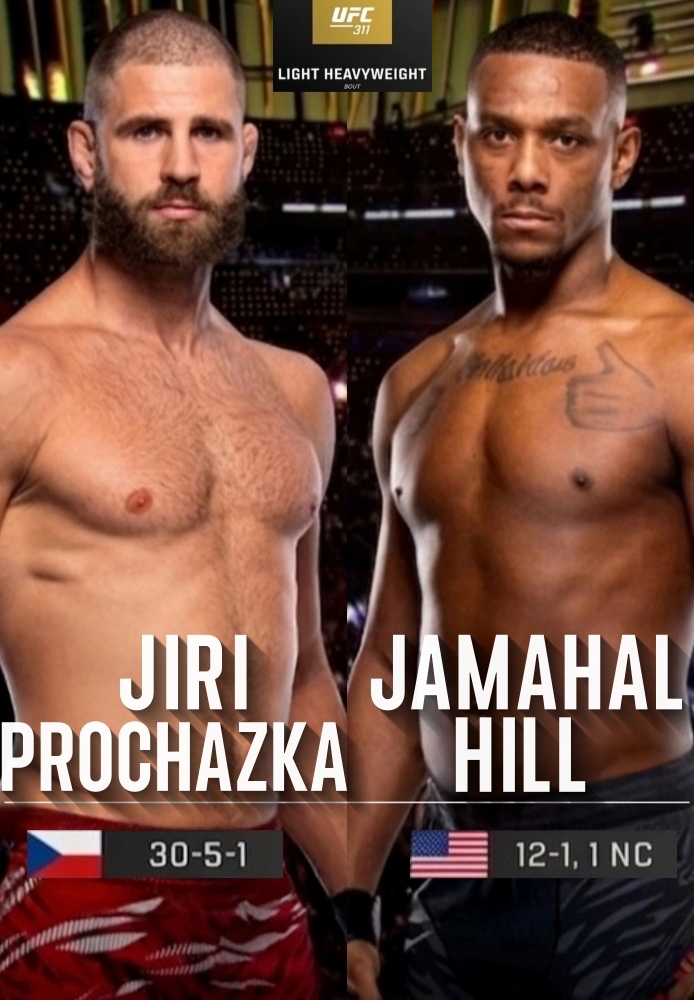 311: Jiri Prochazka vs. Jamahal Hill Main Card