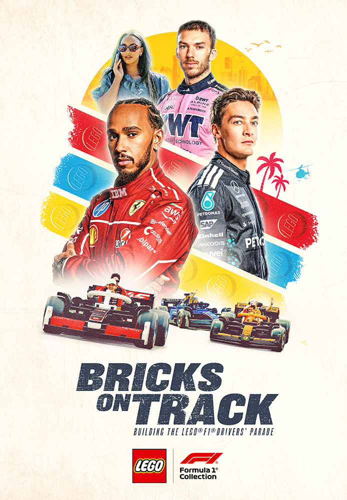 Bricks on Track: Building the LEGO F1 Drivers' Parade