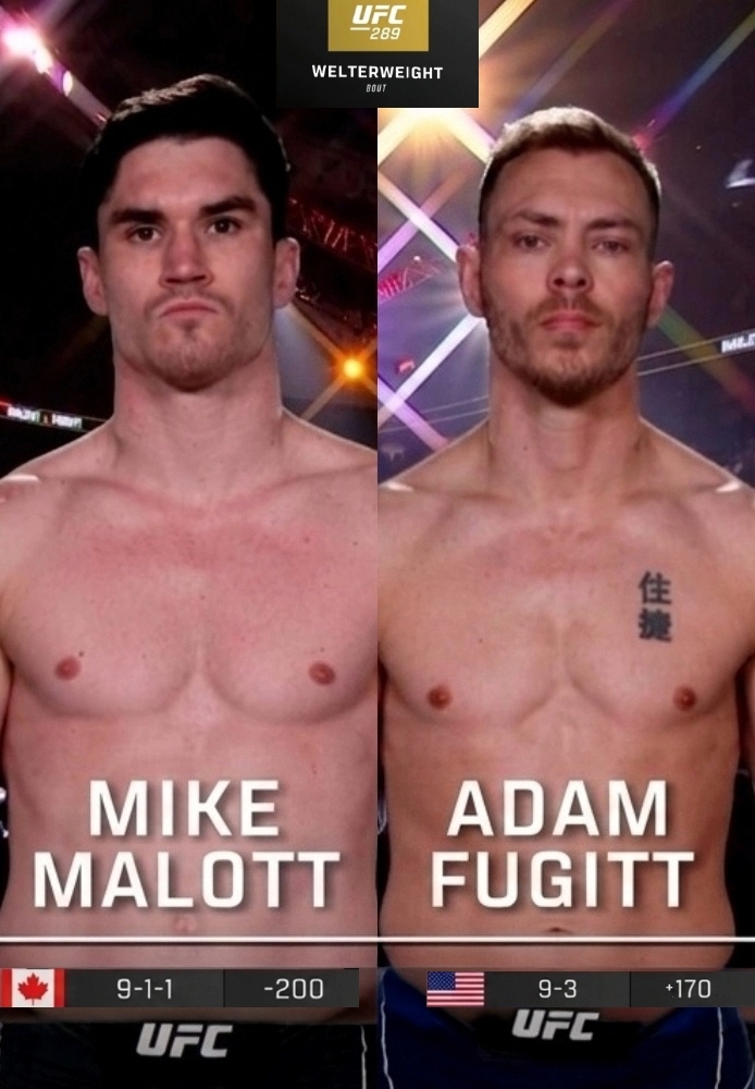 289: Mike Malott vs. Adam Fugitt Main Card