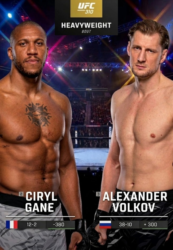 310: Ciryl Gane vs. Alexander Volkov Main Card