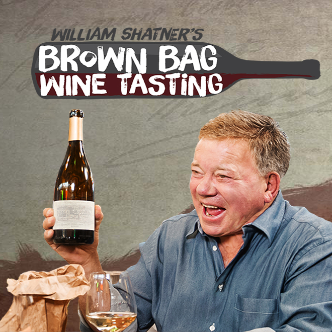 William Shatner's Brown Bag Wine Tasting