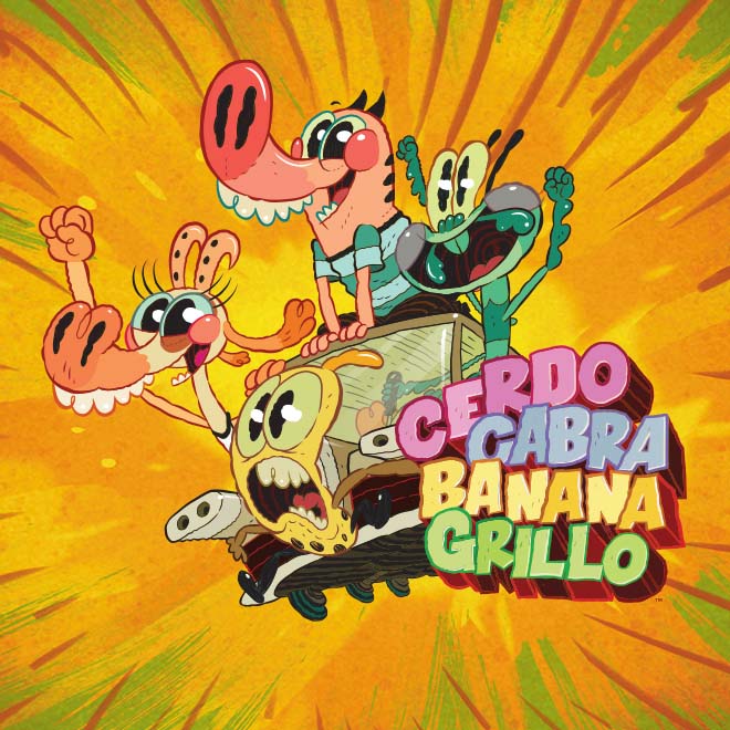 Cerdo Cabra Banana Grillo
