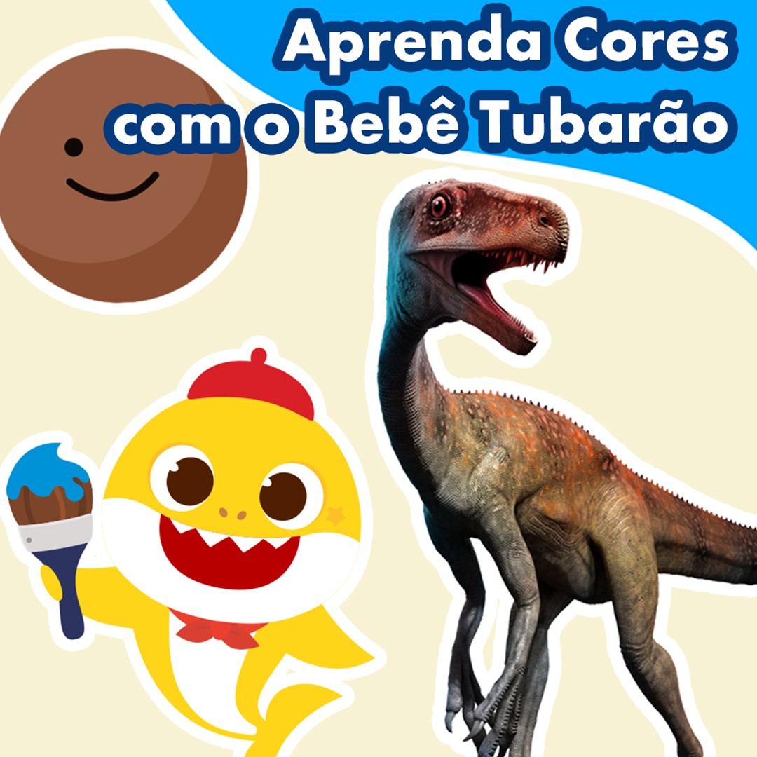 Aprenda Cores com o Bebê Tubarão