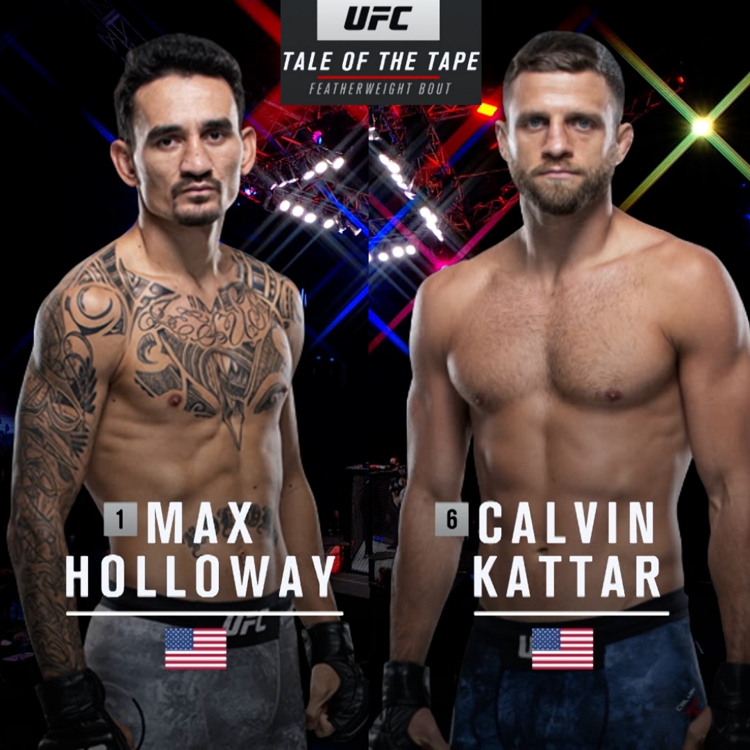 Max Holloway vs. Calvin Kattar